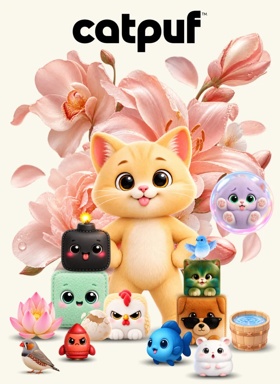 CATPUF game world poster