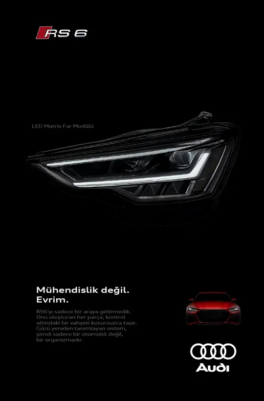Audi RS6 campaign artwork 6