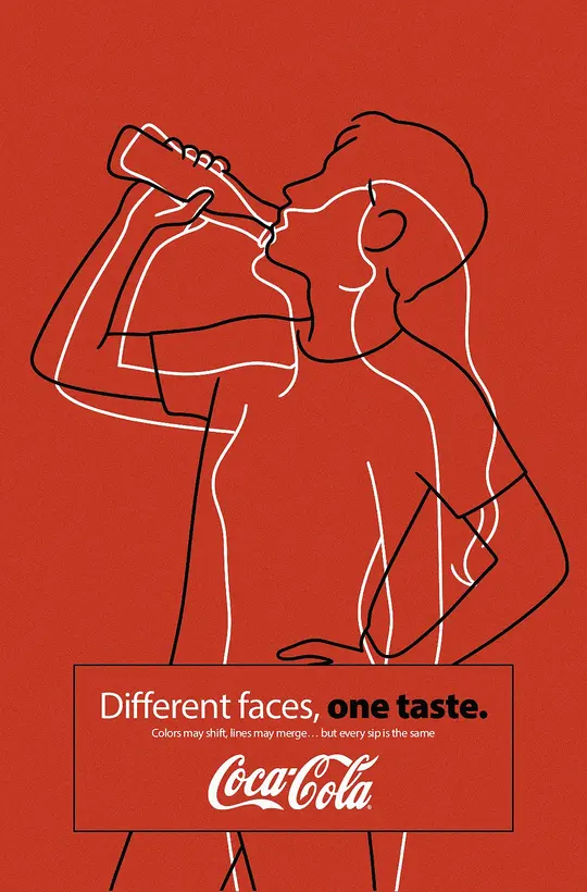 Coca Cola campaign artwork 1
