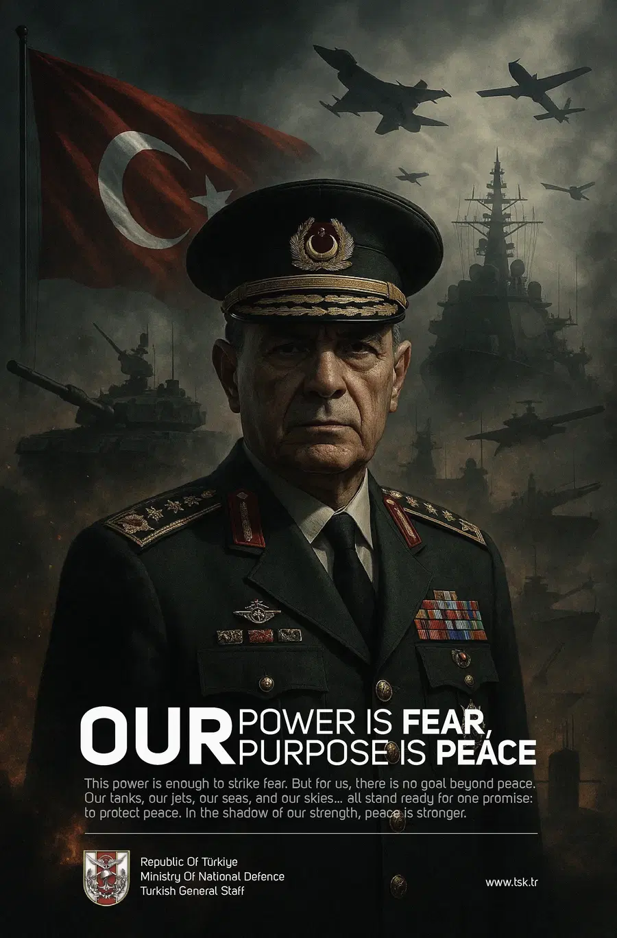 MINISTRY OF NATIONAL DEFENCE campaign artwork 1