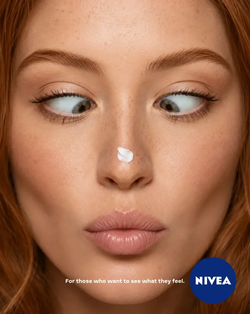 NIVEA campaign portrait variation