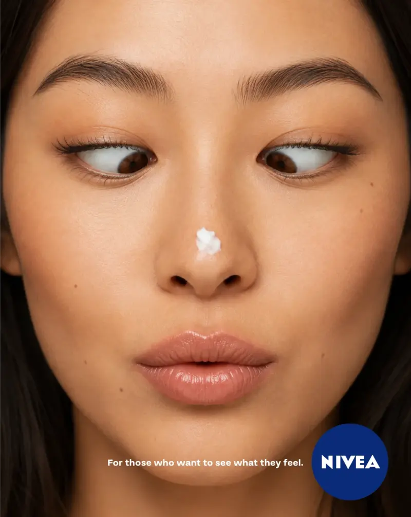 NIVEA campaign portrait variation
